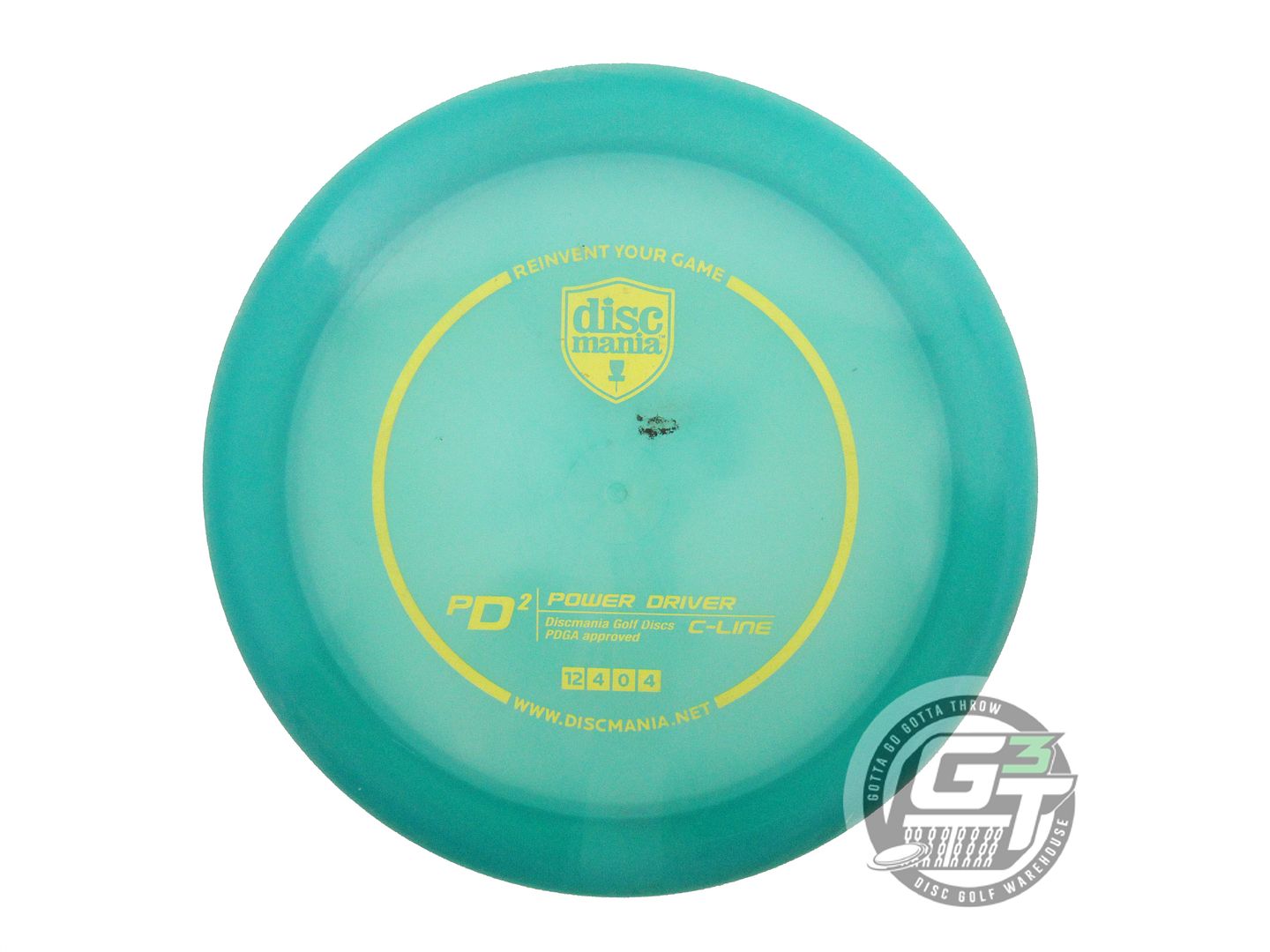 USED DiscMania C-Line PD2 175g Seafoam Yellow Stamp Distance Driver Golf Disc