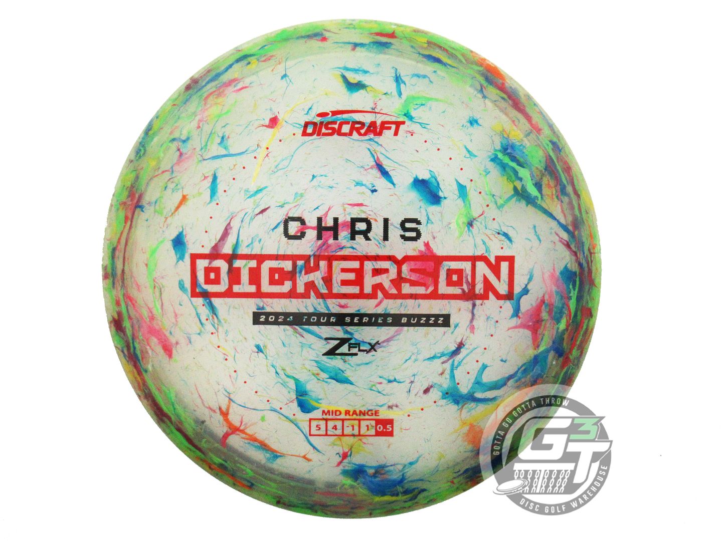 USED Discraft [DICKERSON] Jawbreaker Z FLX Buzzz 180g Red Stamp Midrange Disc