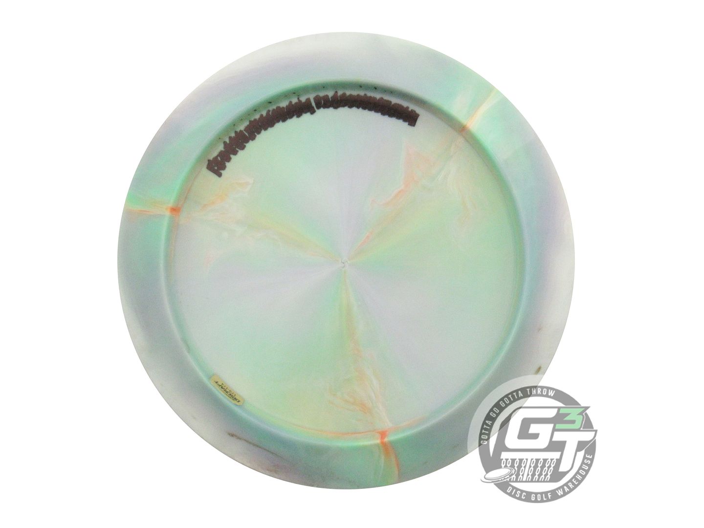 USED Discraft [LEDGESTONE] ESP Nuke 181g Lime-Lilac Red Weave Foil Driver Disc