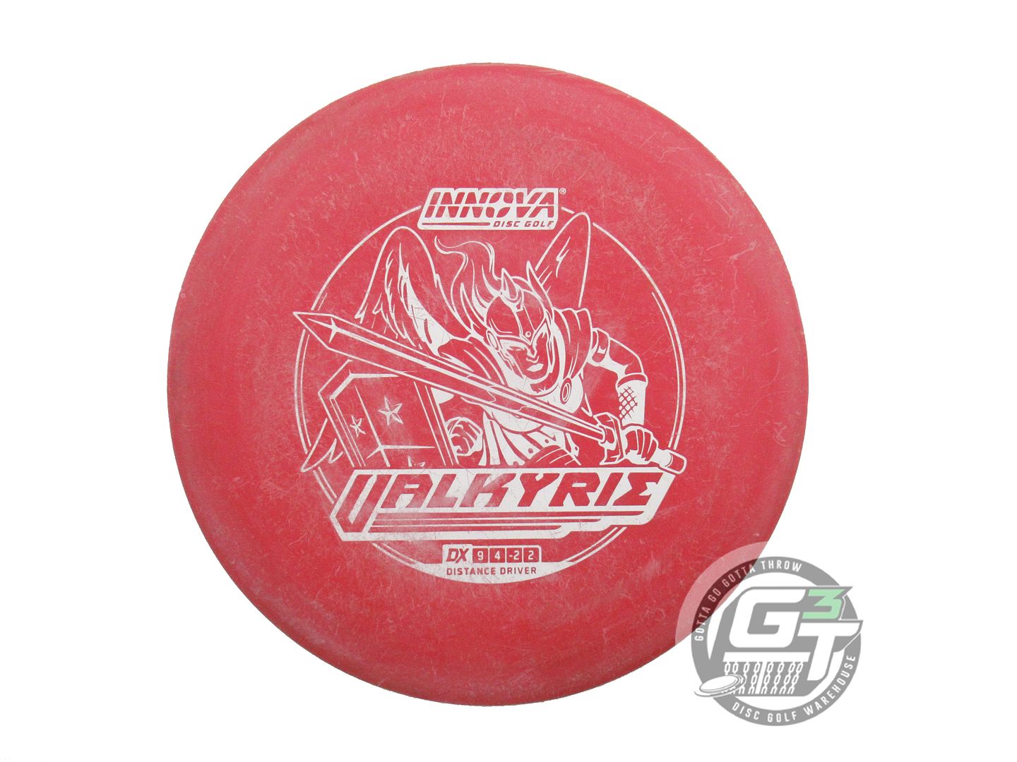 USED Innova DX Valkyrie 175g Red White Stamp Distance Driver Golf Disc