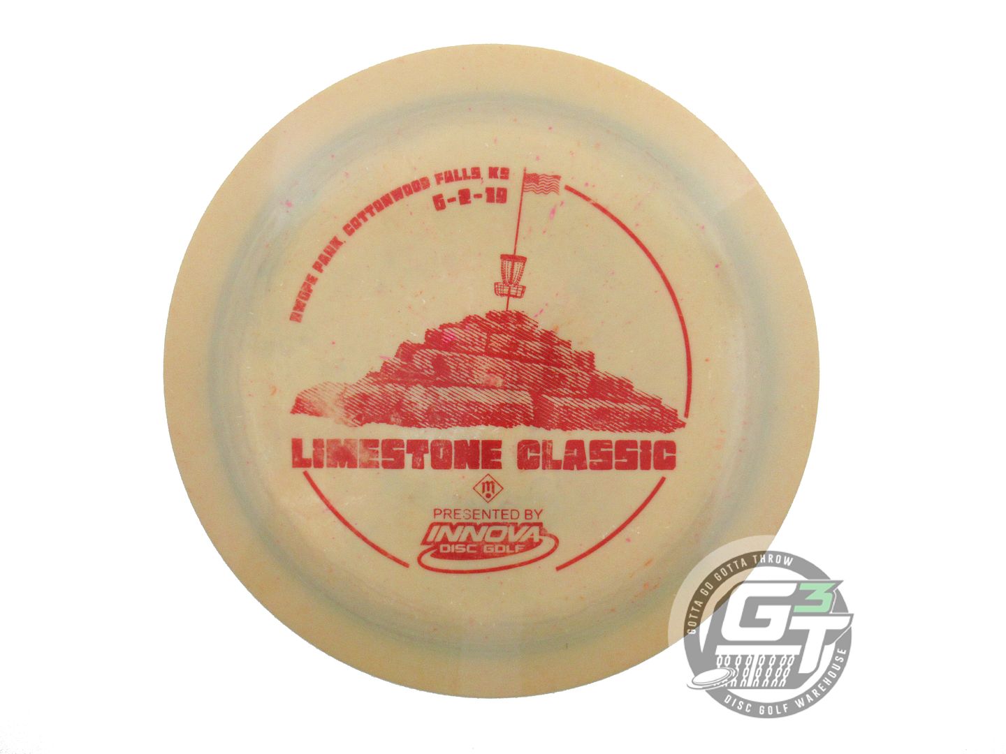 USED Innova [LEDGESTONE] Splatter Star Shryke 174g Tan Distance Driver Golf Disc