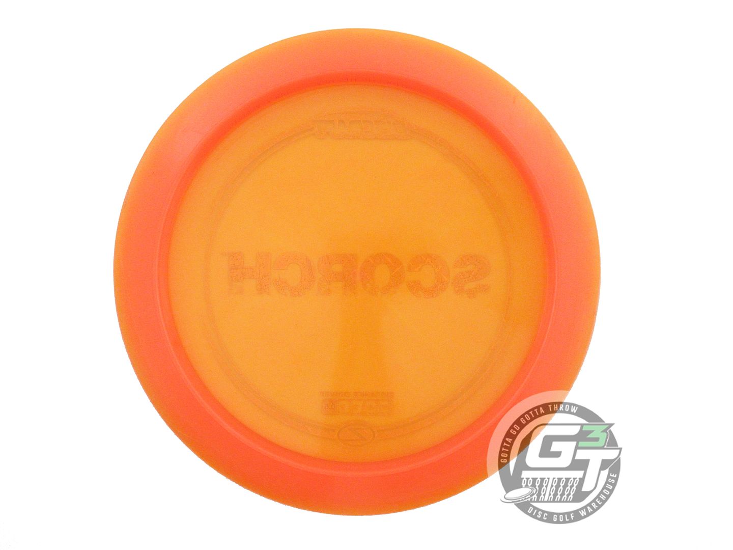 USED Discraft Z Scorch 176g Orange Diamond Plate Foil Distance Driver Golf Disc