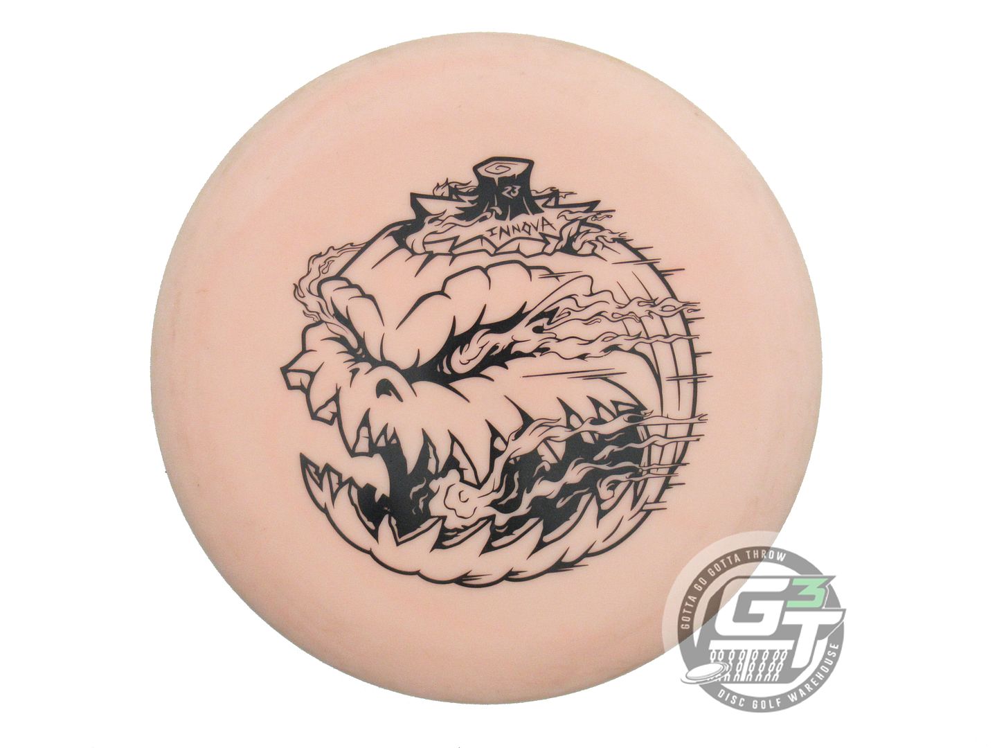 USED Innova HALLOWEEN PUMPKIN Glow Nexus Aviar 172g Peach Putter Golf Disc