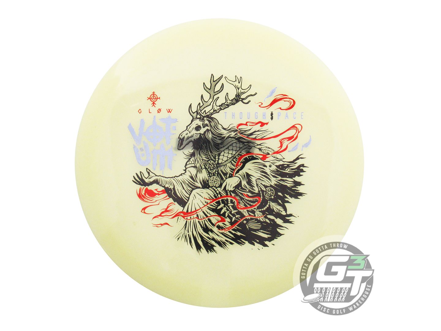 USED Thought Space Glow Votum 175g Lilac & Red Foil Fairway Driver Golf Disc