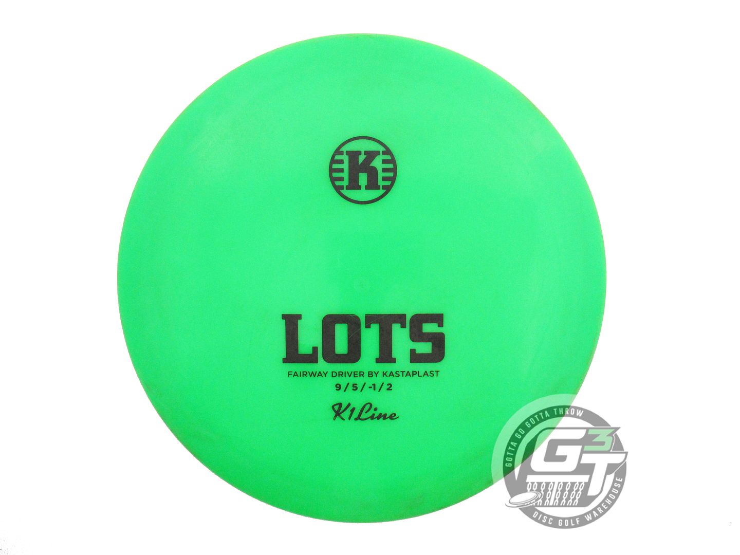 USED Kastaplast K1 Lots 172g Green Black Stamp Fairway Driver Golf Disc