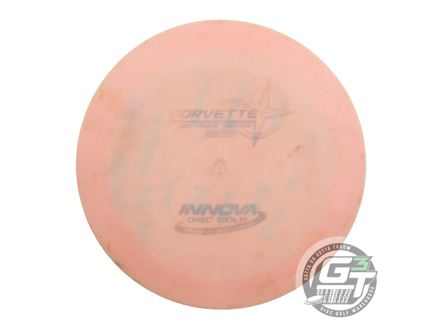 USED Innova Star Corvette 175g Pink Silver Stamp Distance Driver Golf Disc