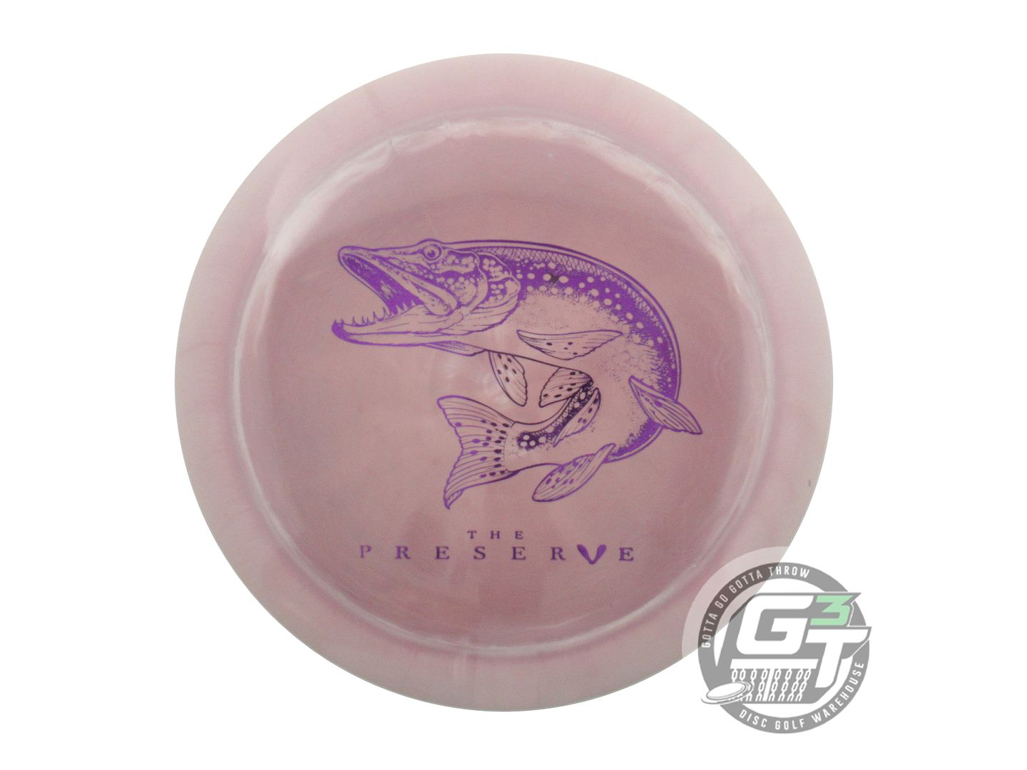 USED Discraft [PRESERVE] MUSKIE ESP Nuke 174g Lilac-Gray Distance Driver Disc