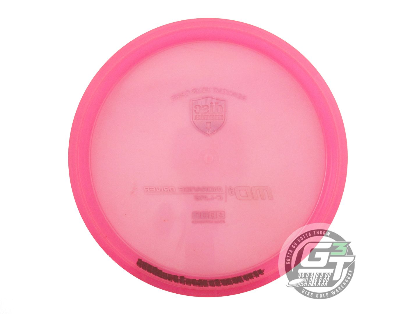 USED DiscMania C-Line MD3 180g Pink Red Foil Midrange Golf Disc