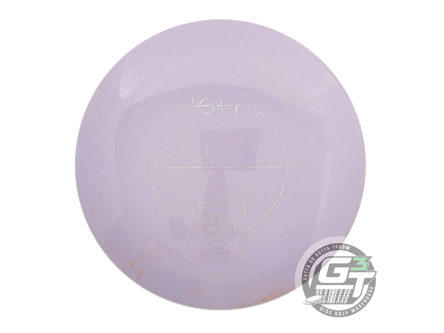 USED Loft Discs Alpha Solid Bohrium 173g Lilac Silver Shatter Driver Golf Disc