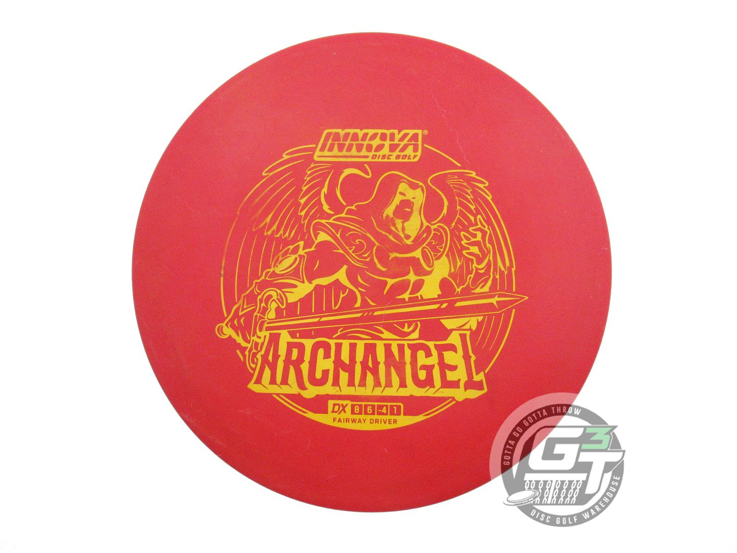 USED Innova DX Archangel 169g Red Yellow Stamp Distance Driver Golf Disc