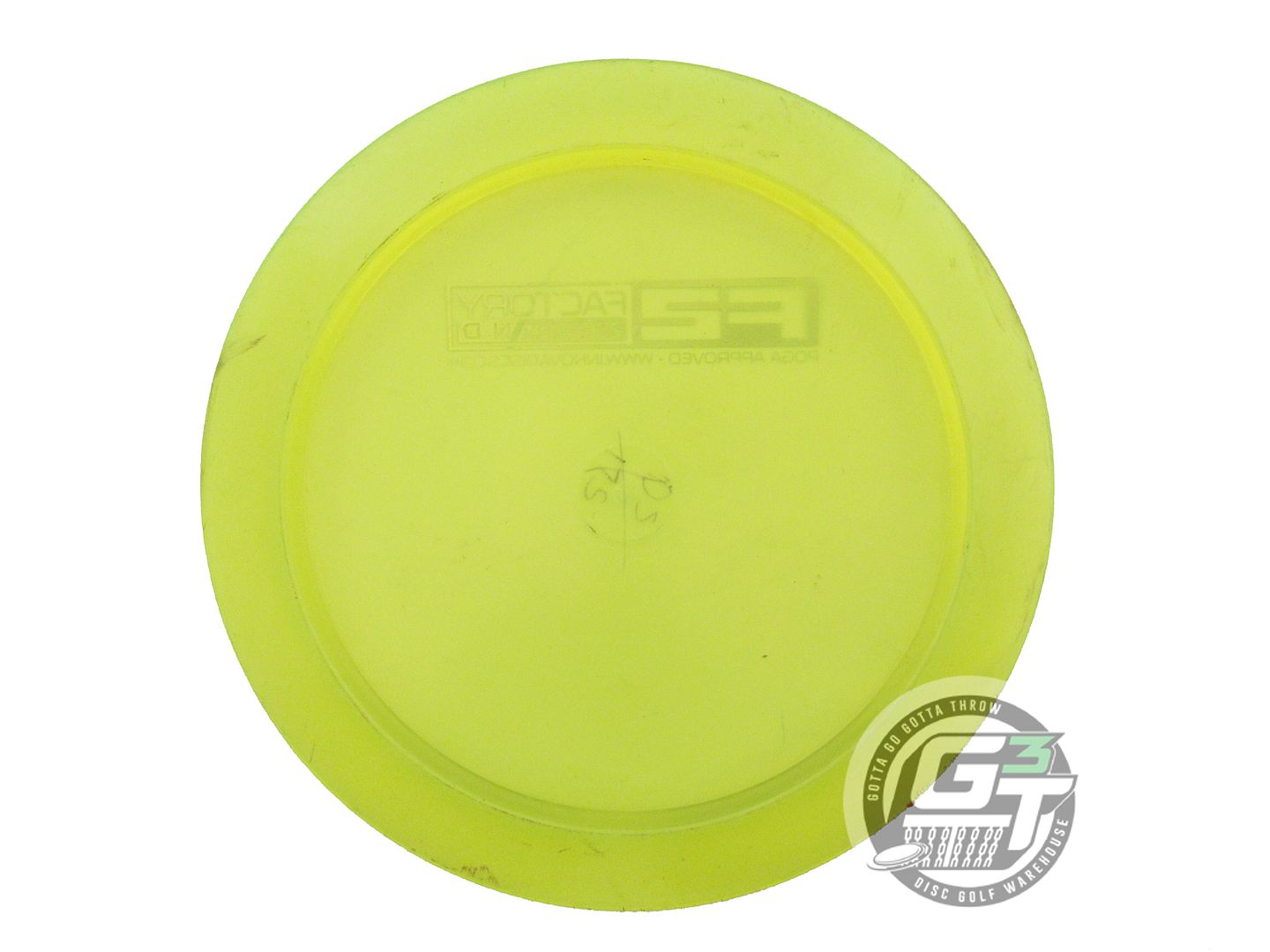 USED Innova X-OUT Champion Destroyer 175g Yellow Distance Driver Golf Disc
