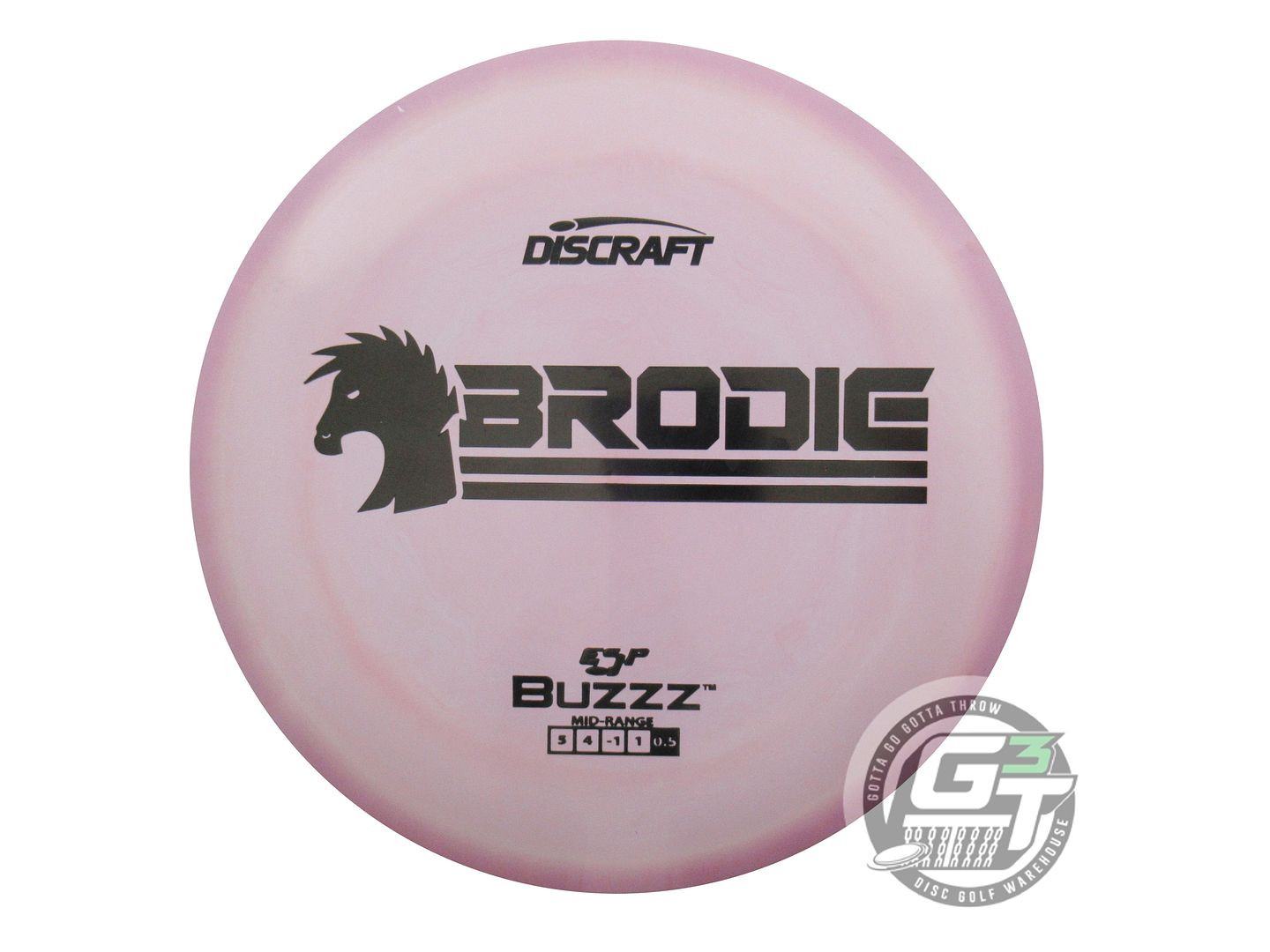 USED Discraft [SMITH] Darkhorse ESP Buzzz 180g Lilac Black Stamp Midrange Disc