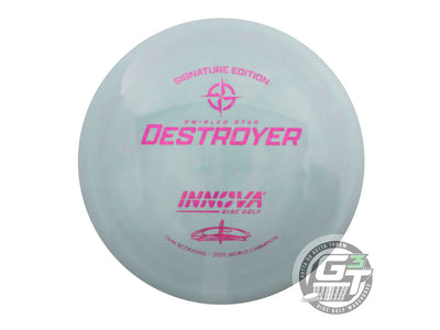 Innova Signature Edition Ohn Scoggins 2025 World Champion Swirled Star Destroyer Distance Driver Golf Disc (Individually Listed)