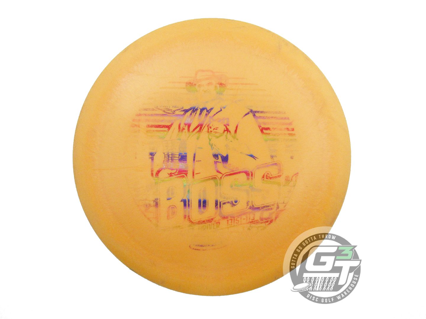 USED Innova GStar Boss 150g Marigold Rainbow Foil Distance Driver Golf Disc