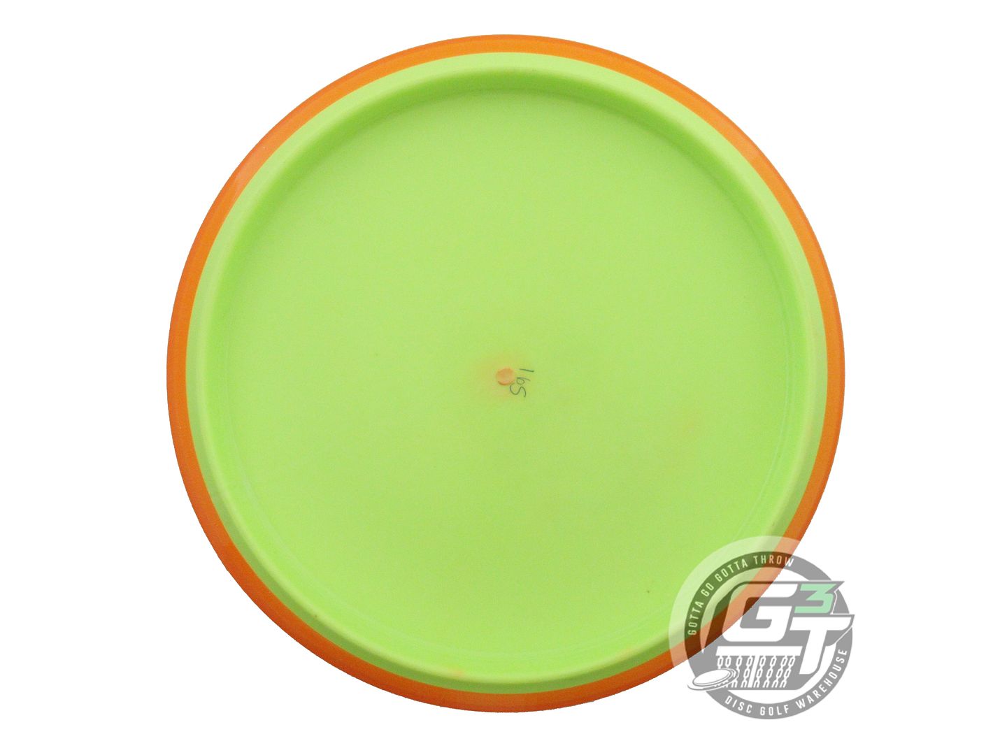 USED Axiom Discs X-OUT Prism Fission Pyro 165g Yellow Orange Rim Midrange Disc