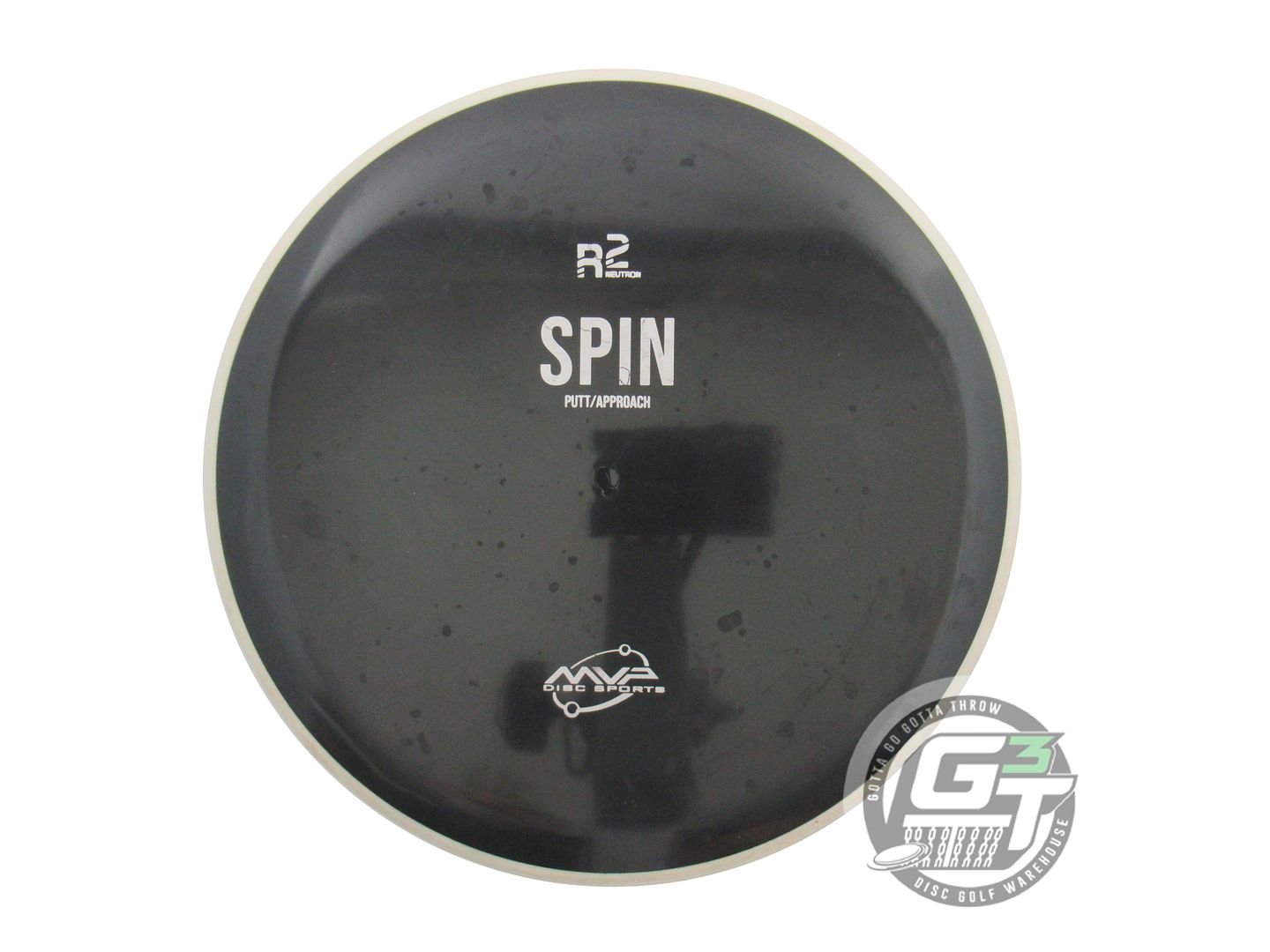 USED MVP Disc Sports R2 Neutron Spin 173g Black Putter Golf Disc