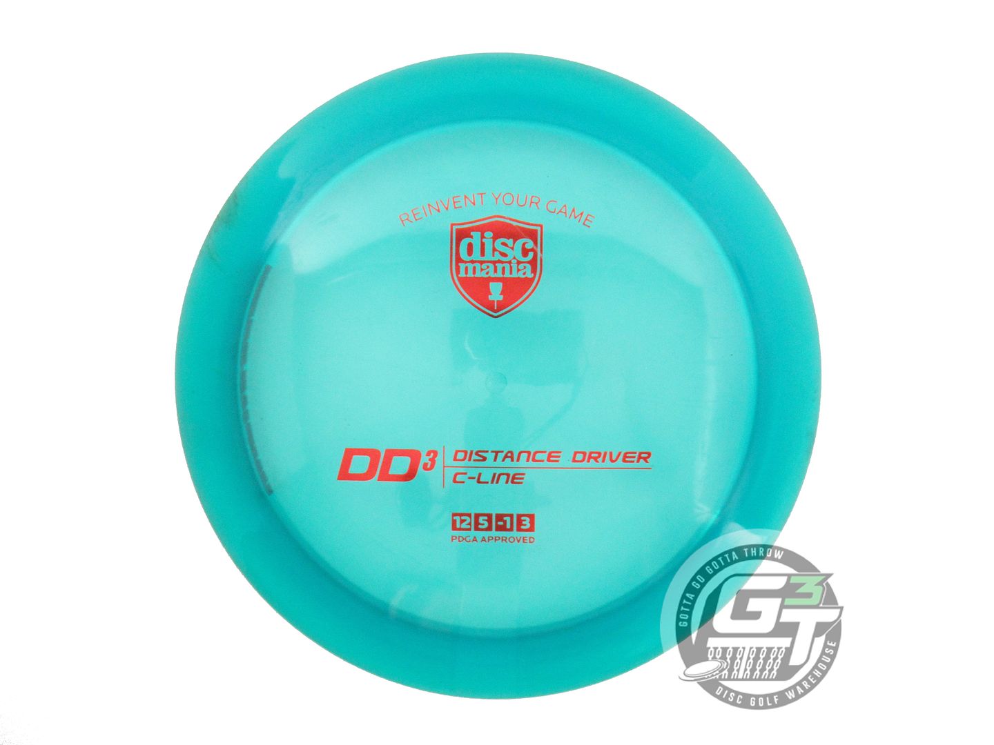 USED DiscMania C-Line DD3 173g Teal Red Foil Distance Driver Golf Disc