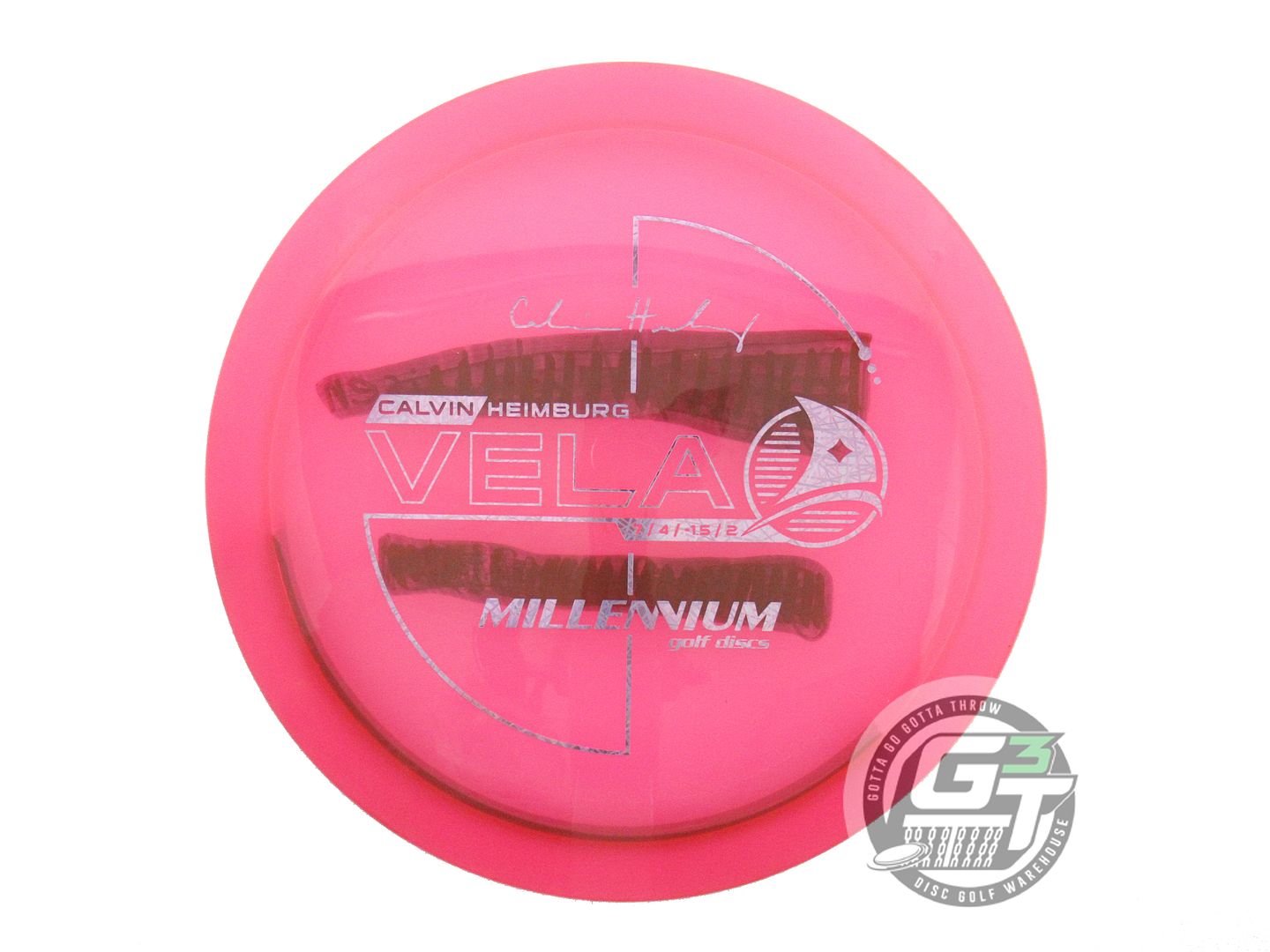 USED Millennium [HEIMBURG] Quantum Vela 171g Pink Lilac Foil Driver Golf Disc