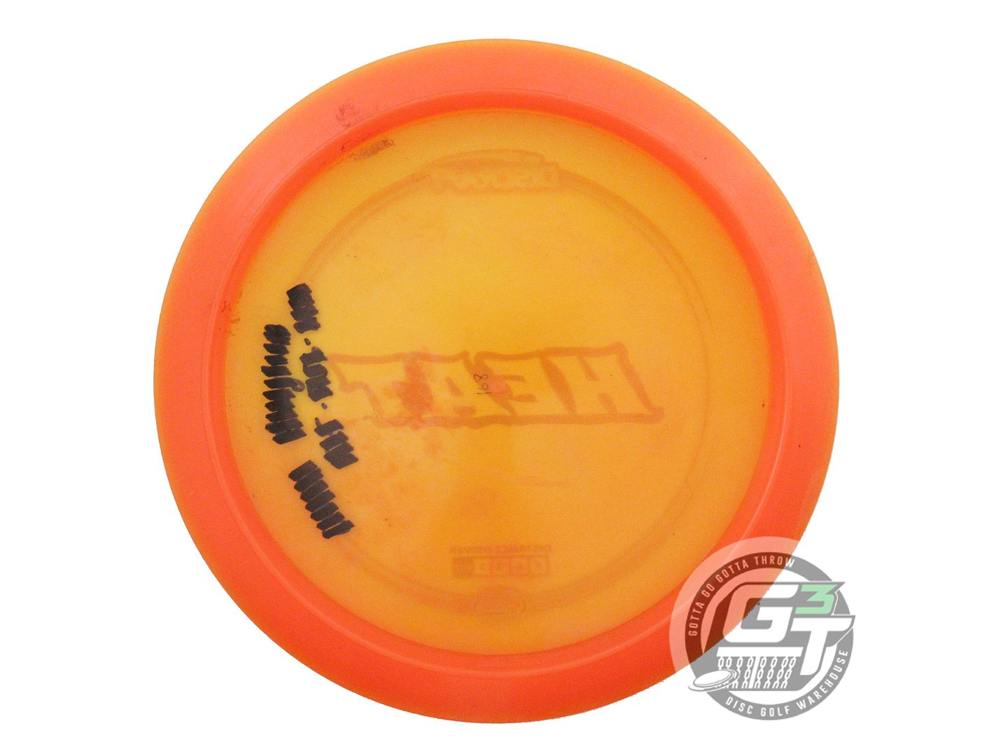 USED Discraft Z Heat 168g Orange Silver Foil Distance Driver Golf Disc