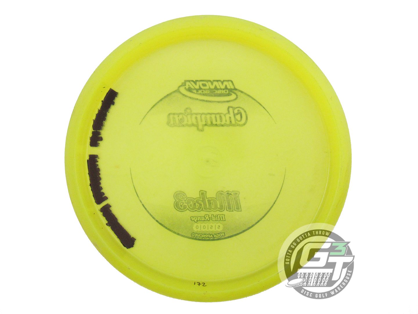 USED Innova Champion Mako3 172g Yellow Black Stamp Midrange Golf Disc