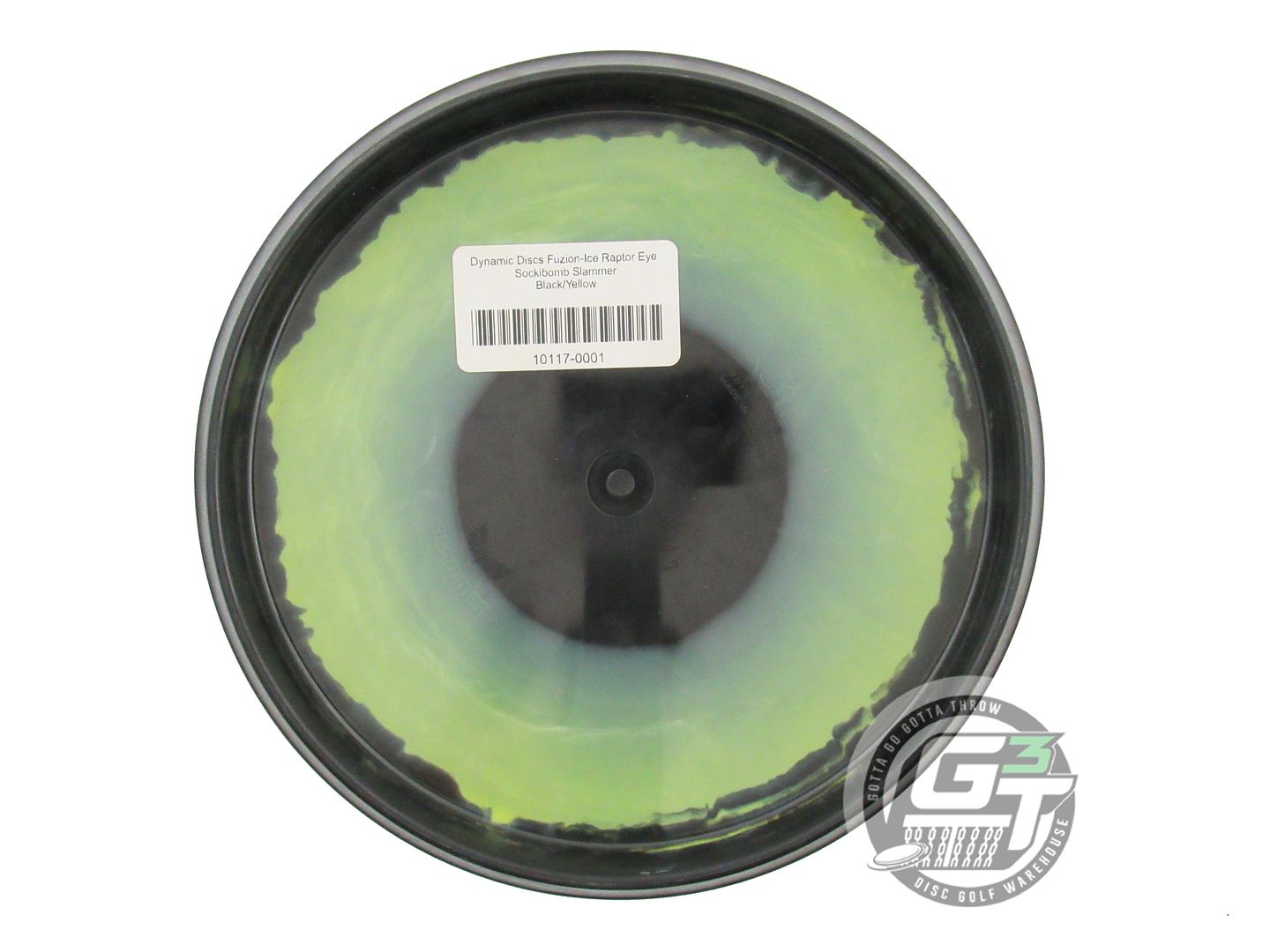 USED Dynamic Discs [WYSOCKI] Lucid Ice Slammer 174g Black-Lime Putter Golf Disc