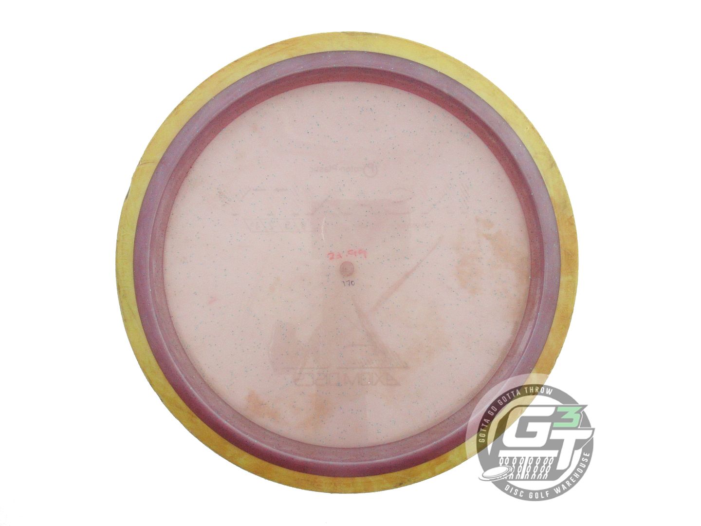 USED Axiom Discs Proton Insanity 170g Pink Yellow Rim Distance Driver Golf Disc