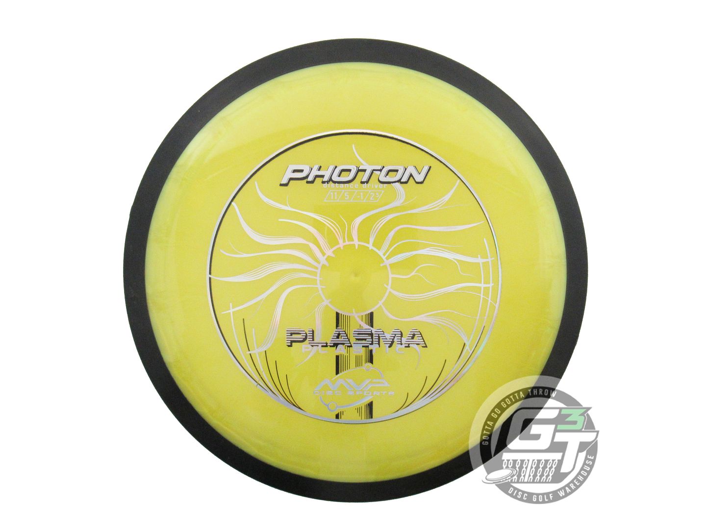 USED MVP Disc Sports Plasma Photon 165g Yellow Distance Driver Golf Disc