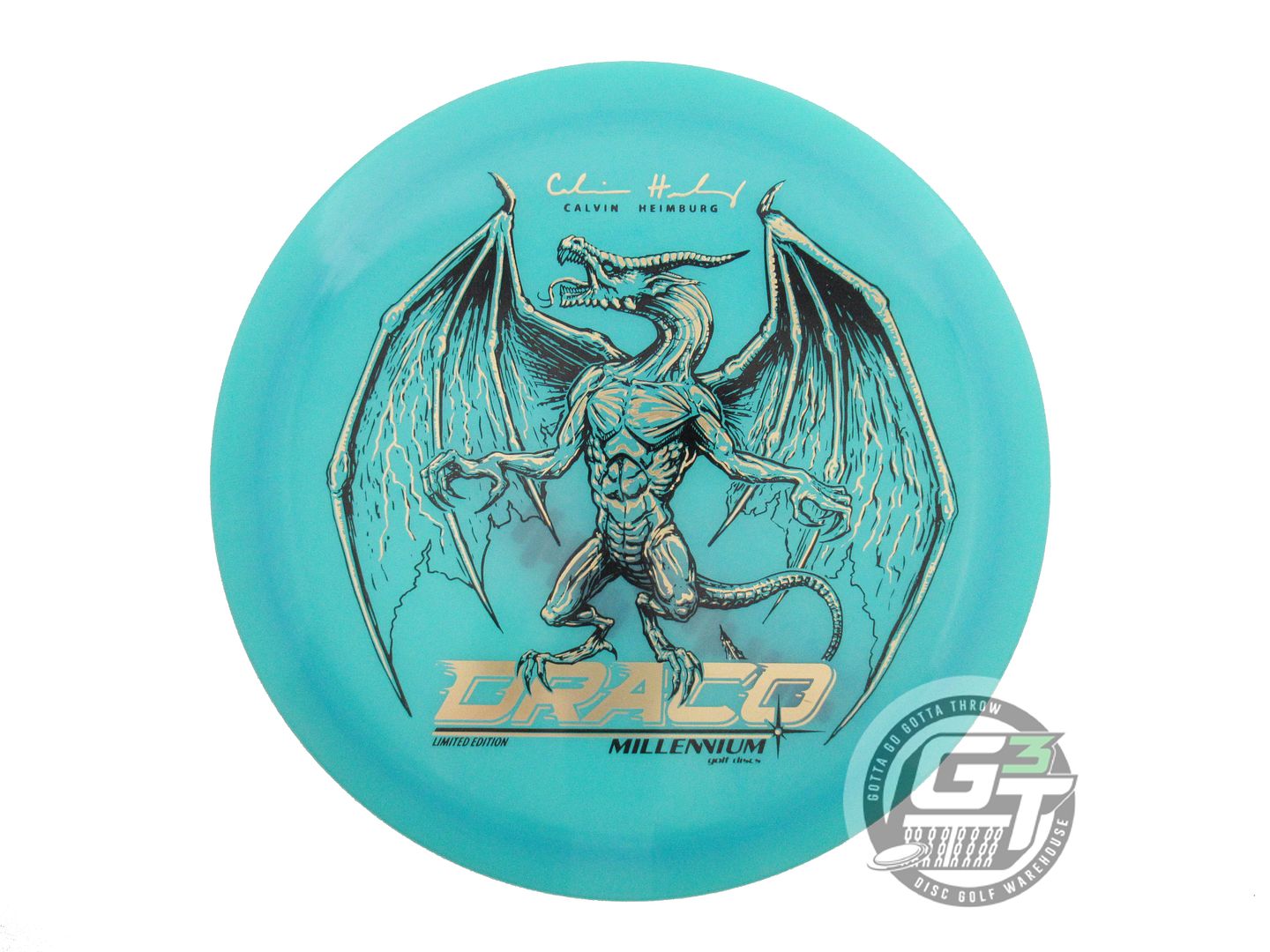 USED Millennium [HEIMBURG] Quantum Glow Draco 175g Teal Distance Driver Disc