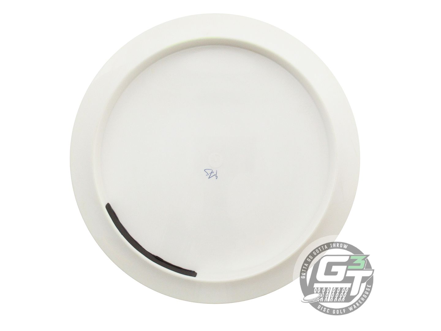 USED Clash Discs Steady Vanilla 175g White Blue Foil Distance Driver Golf Disc