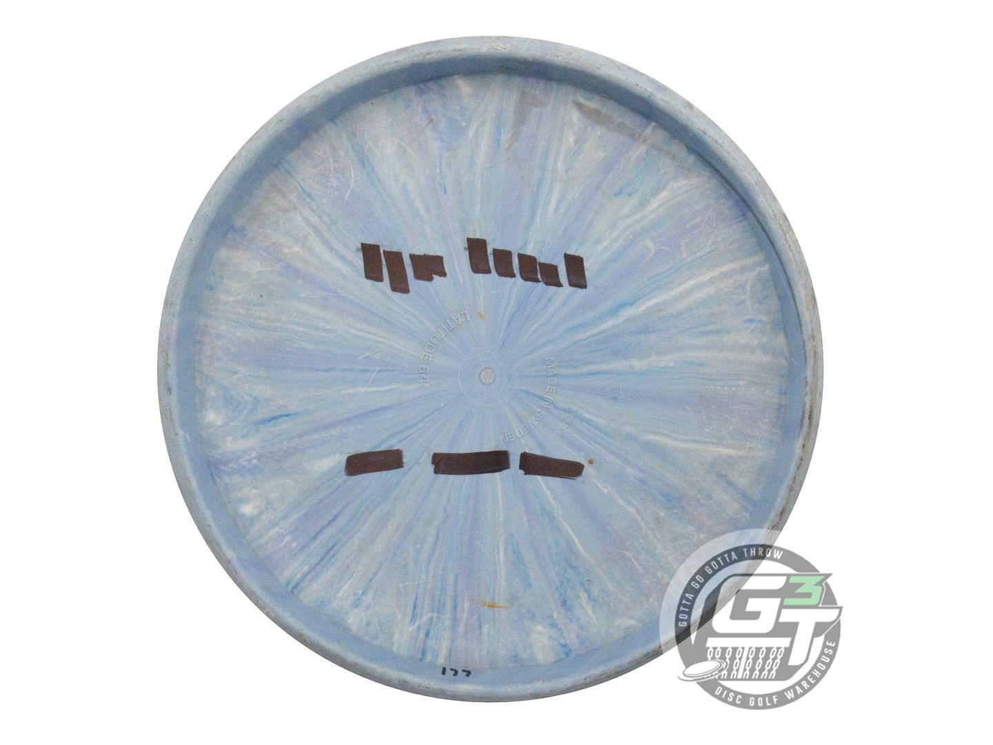 USED Latitude 64 Zero Medium Burst Spike 176g Blue Gold Foil A Putter Golf Disc