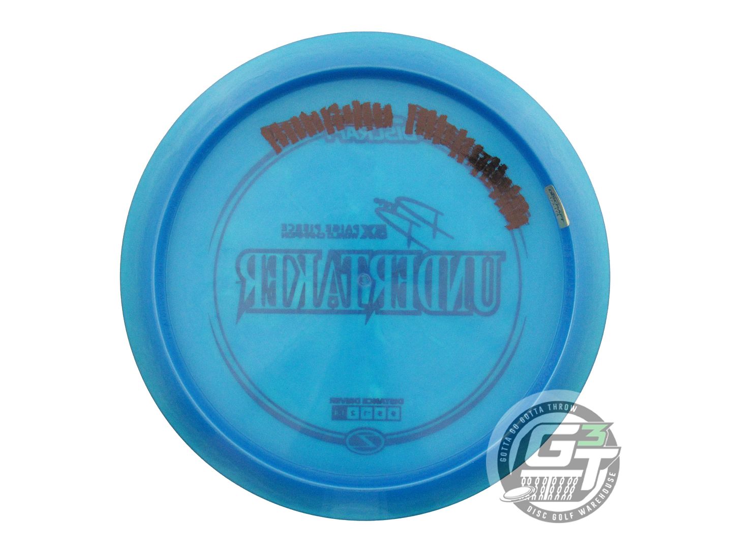 USED Discraft [PIERCE] Z Undertaker 176g Blue Black Stamp Distance Driver Disc