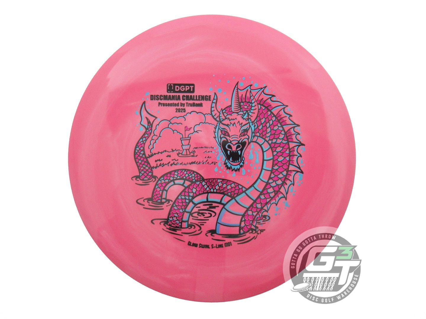 Discmania Limited Edition 2025 Discmania Challenge Glow Swirl S-line MD1 Midrange Golf Disc (Individually Listed)