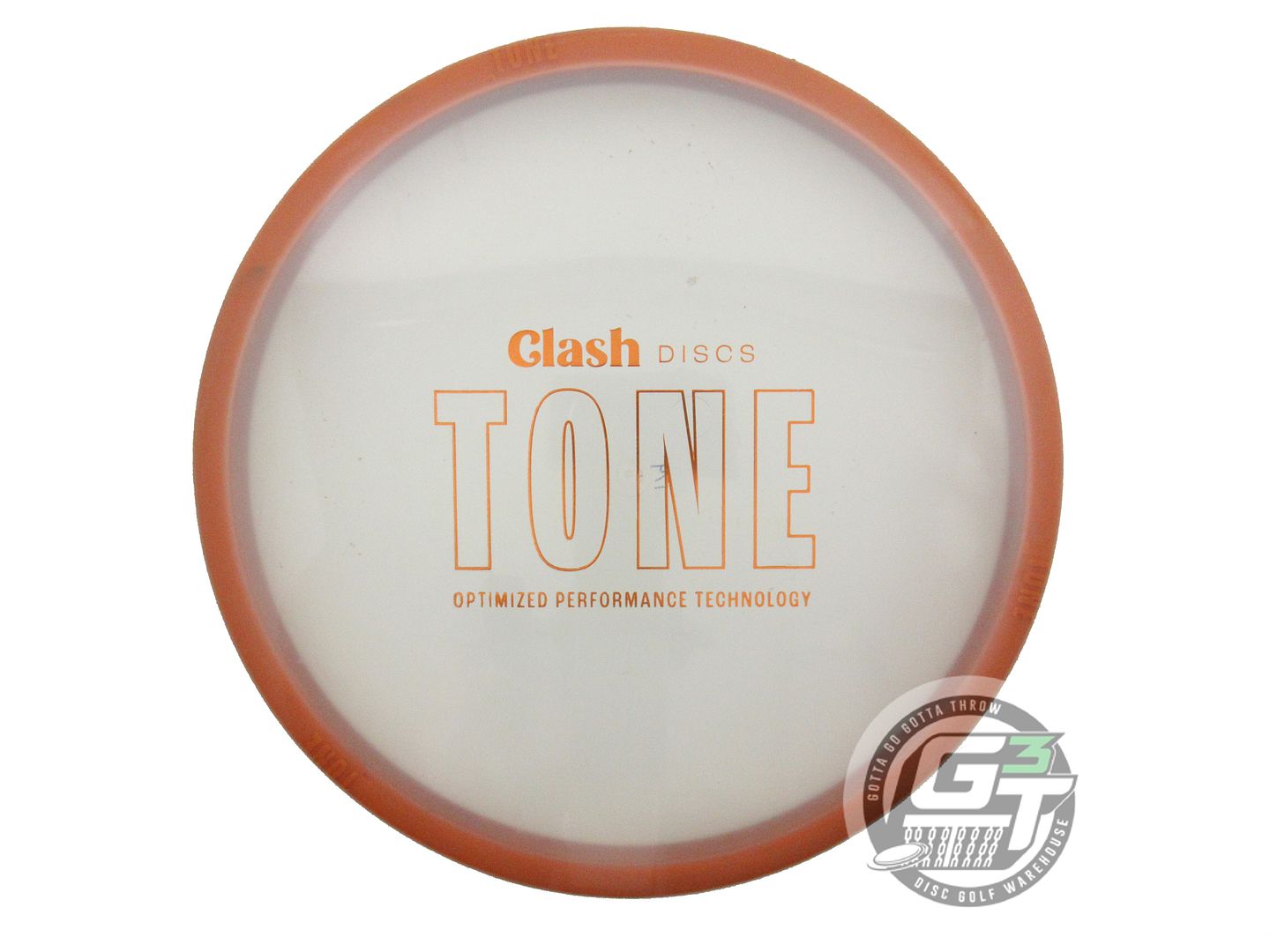USED Clash Discs Tone Guava 174g Orange Copper Foil Midrange Golf Disc