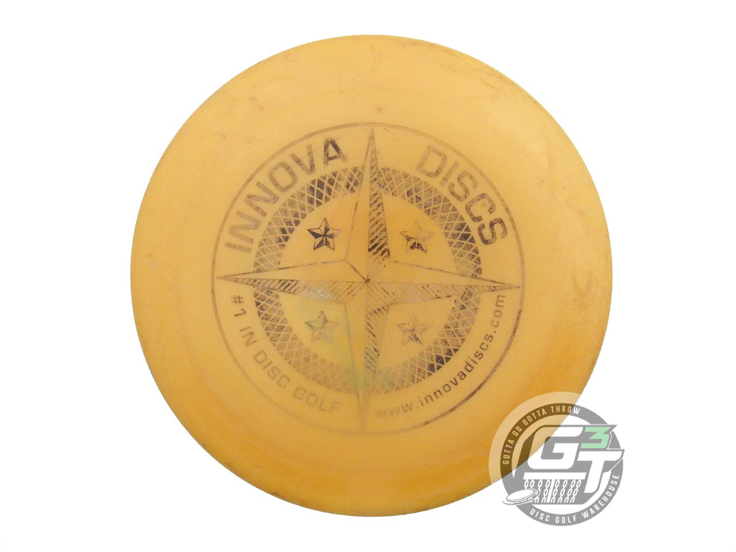 USED Innova FIRST RUN GStar Colossus 170g Marigold Distance Driver Golf Disc