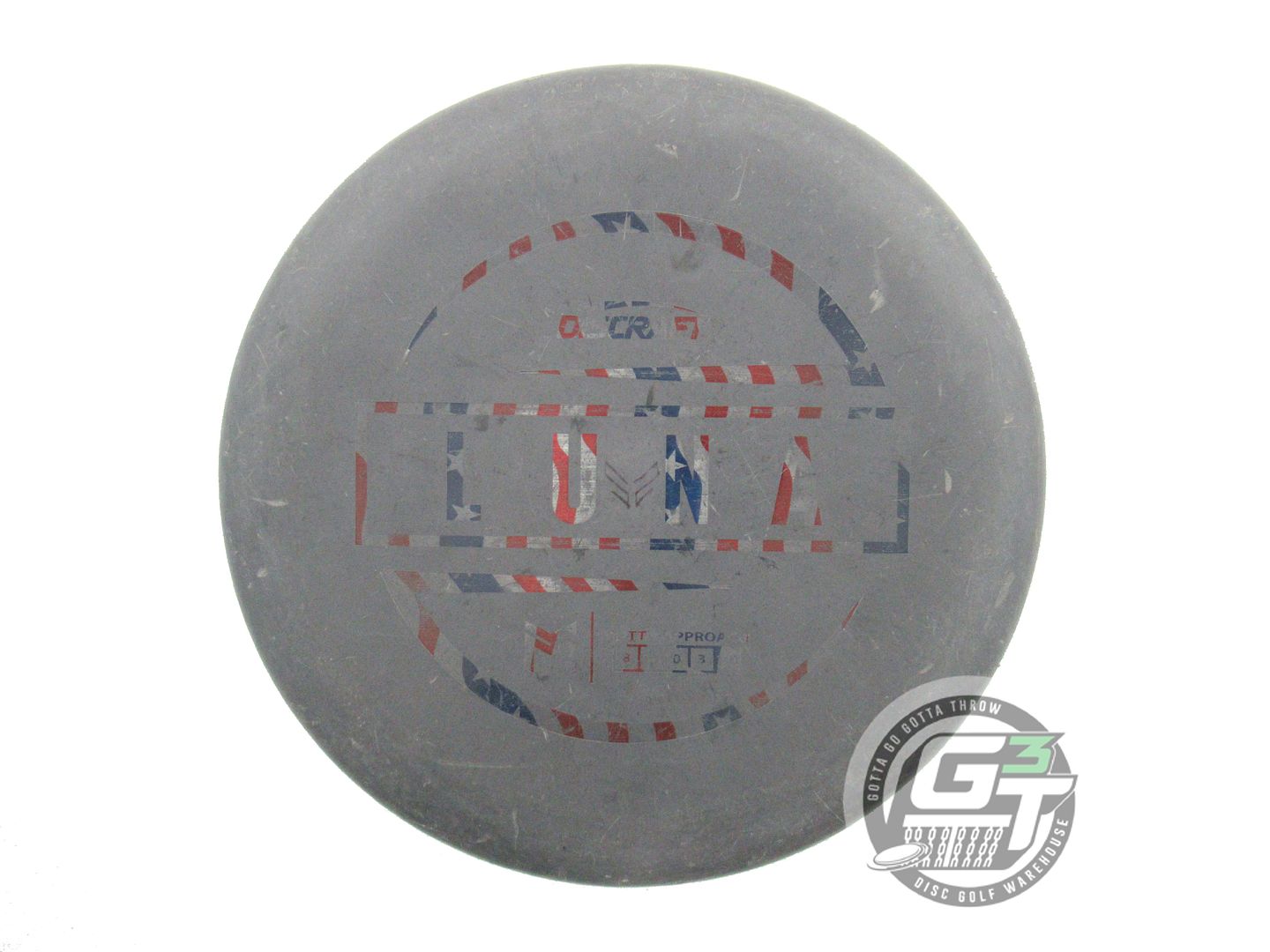 USED Discraft [McBETH] Jawbreaker Luna 172g Black Flag Foil Putter Golf Disc