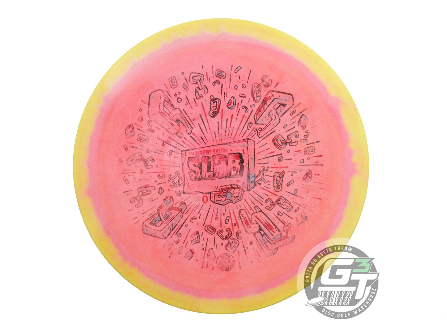 USED Infinite [KOLING] Halo S-Blend Slab 176g Yellow-Pink Distance Driver Disc