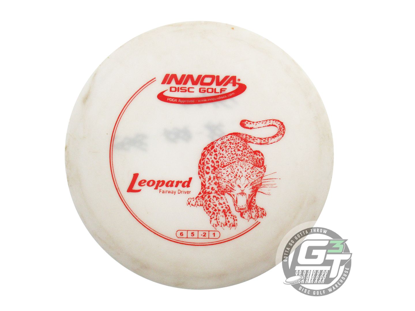 USED Innova DX Leopard 147g White Red Stamp Fairway Driver Golf Disc