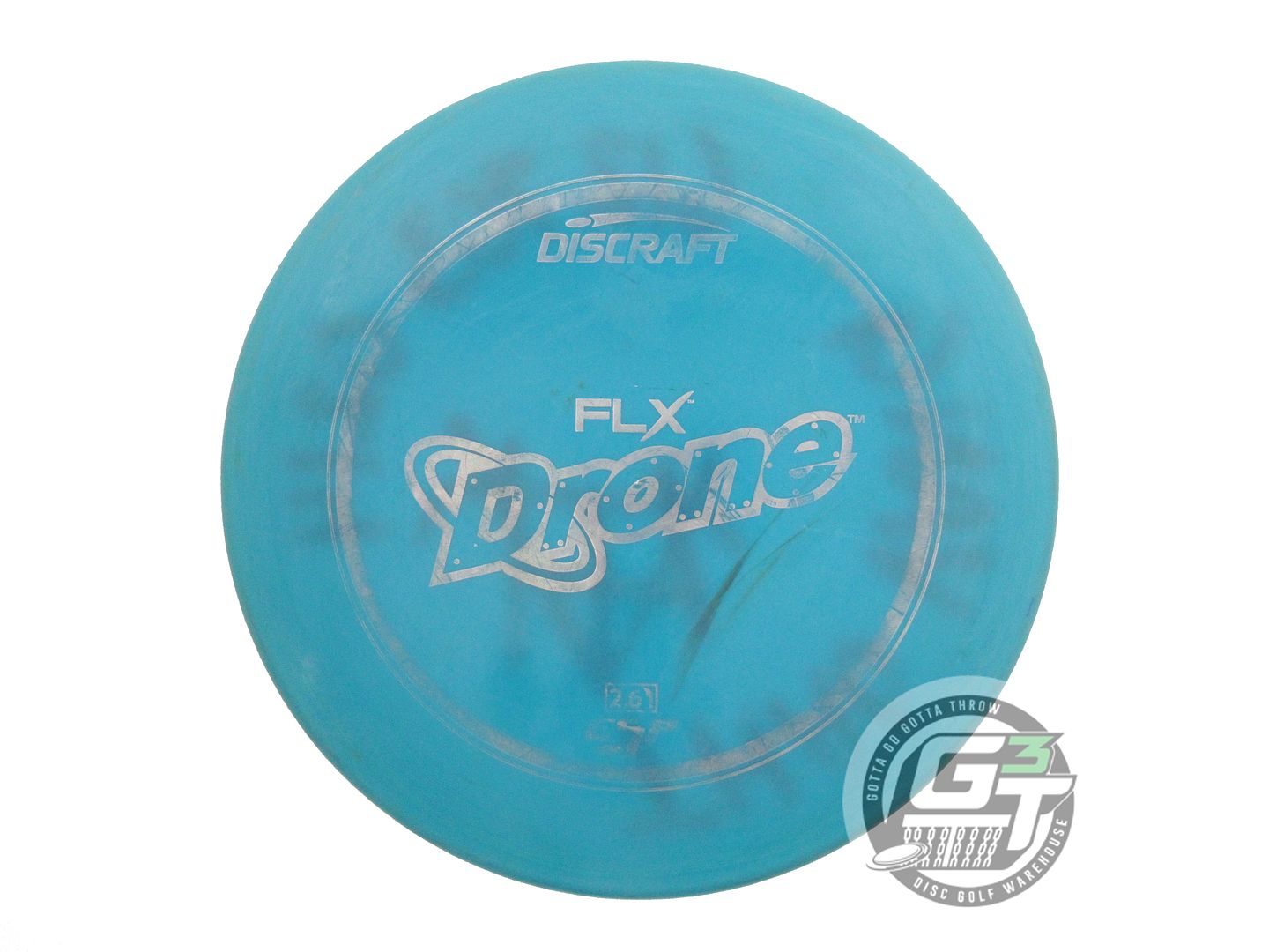 USED Discraft ESP FLX Drone 180g Teal Silver Foil OOP Midrange Golf Disc