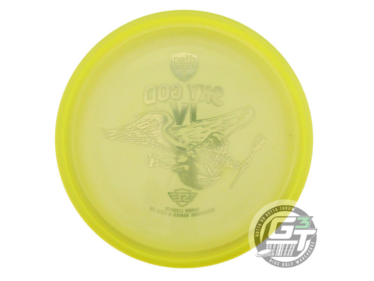 NOS DiscMania SKY GOD 4 C-Line P2 174g Yellow Green Foil Putter Golf Disc