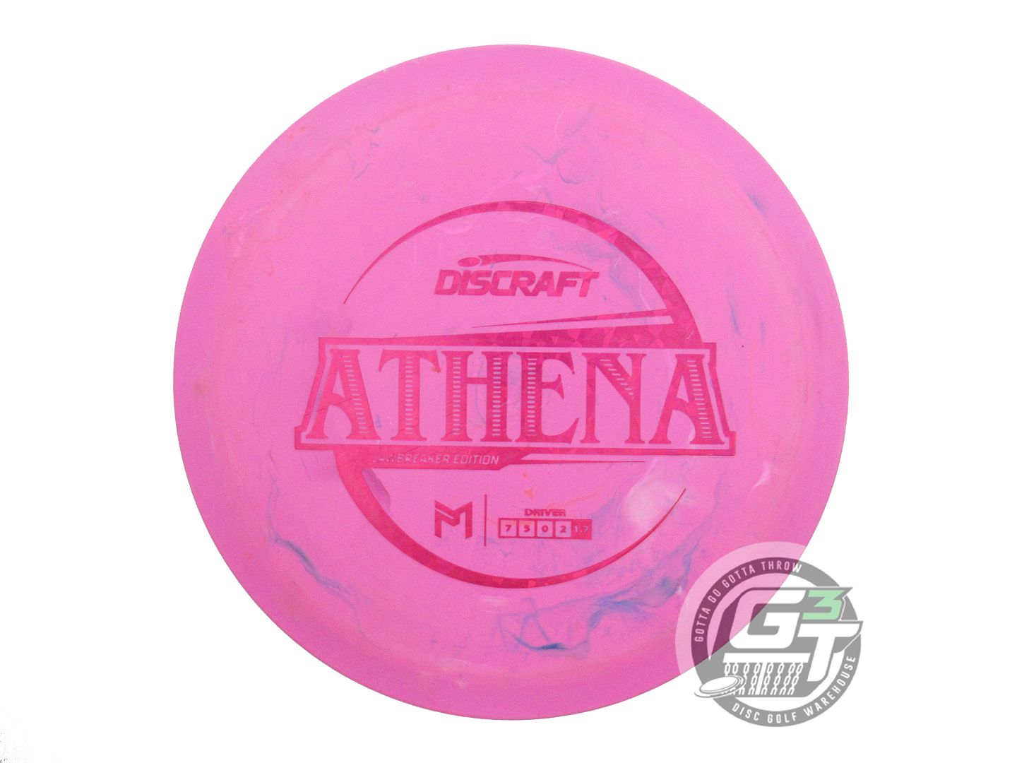 USED Discraft [McBETH] Jawbreaker Athena 172g Pink Magenta Shatter Driver Disc