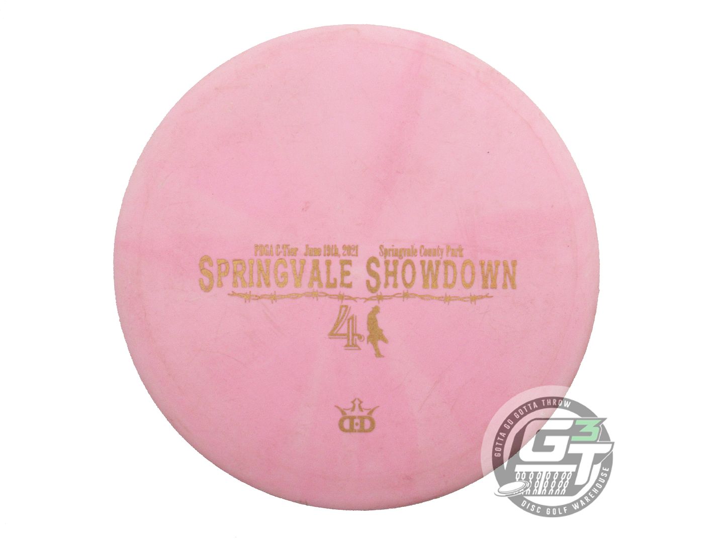 USED Dynamic Discs Classic Blend EMAC Judge 173g Pink Gold Glitter Putter Disc