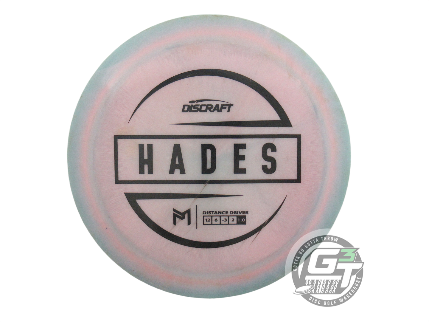 USED Discraft [McBETH] ESP Hades 160g Pink-Seafoam Black Stamp Driver Golf Disc