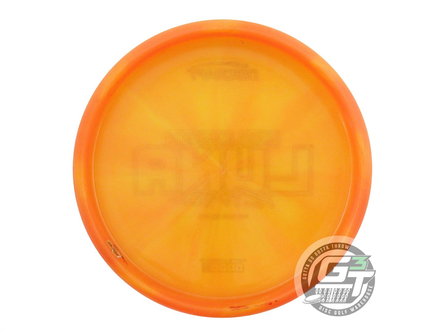 USED Discraft [McBETH] Z Swirl Luna 171g Orange Cheetah Foil Putter Golf Disc