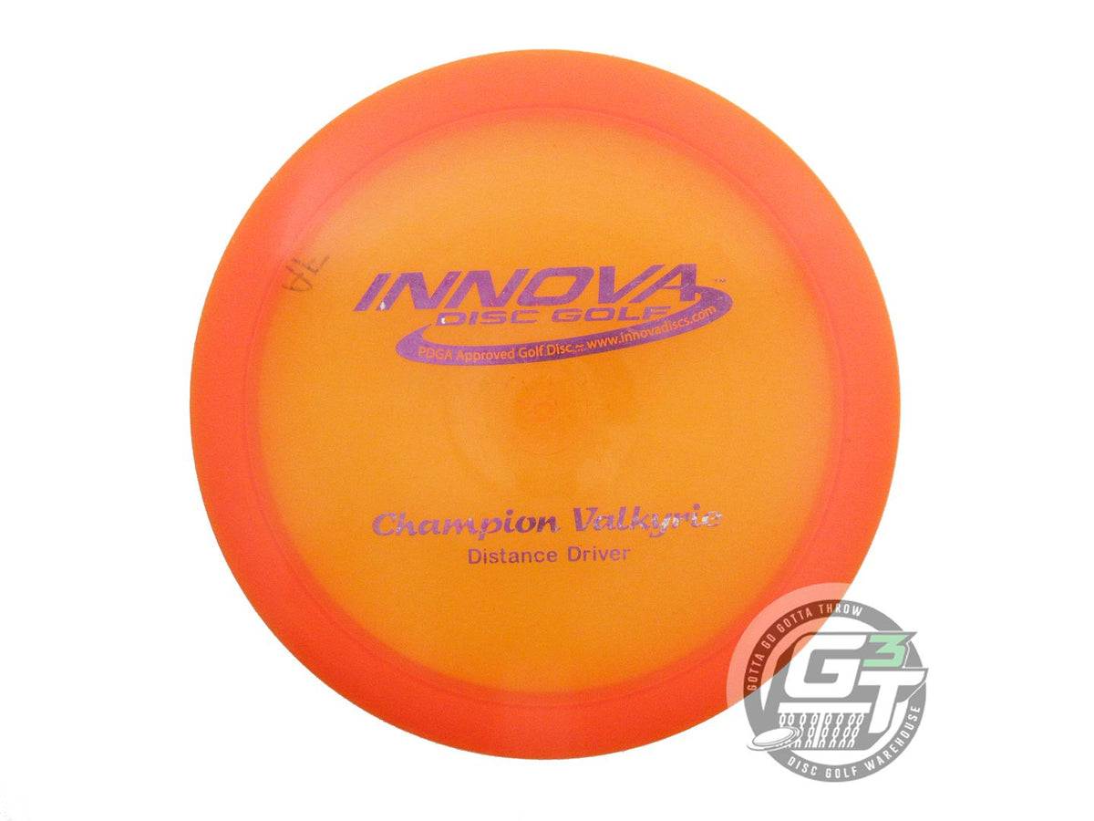 USED Innova Champion Valkyrie 152g Orange Purple Foil PFN Distance Driver Disc