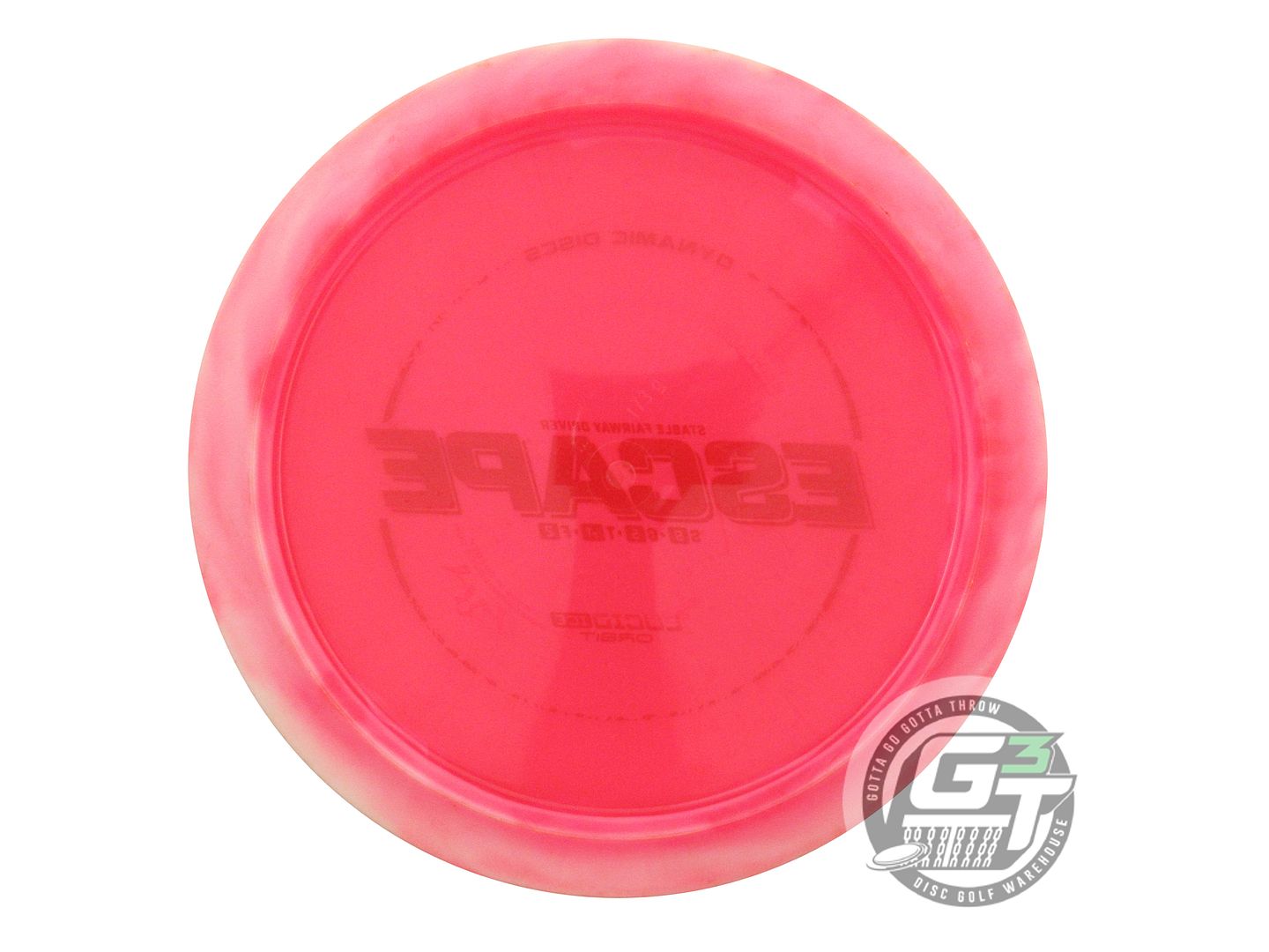 USED Dynamic Discs Lucid Ice Orbit Escape 173g White-Red Fairway Driver Disc