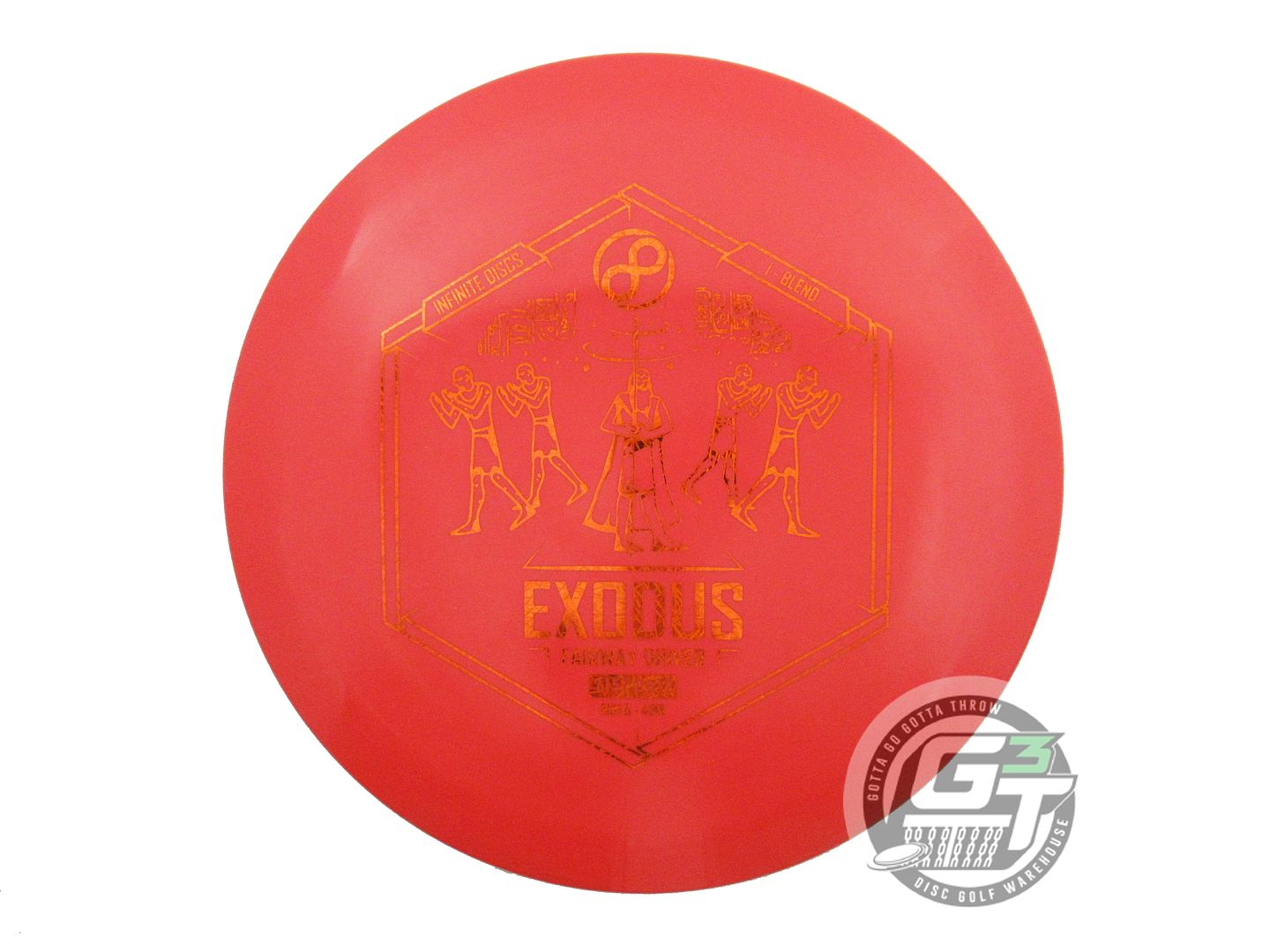 USED Infinite I-Blend Exodus 168g Red Orange Foil Fairway Driver Golf Disc