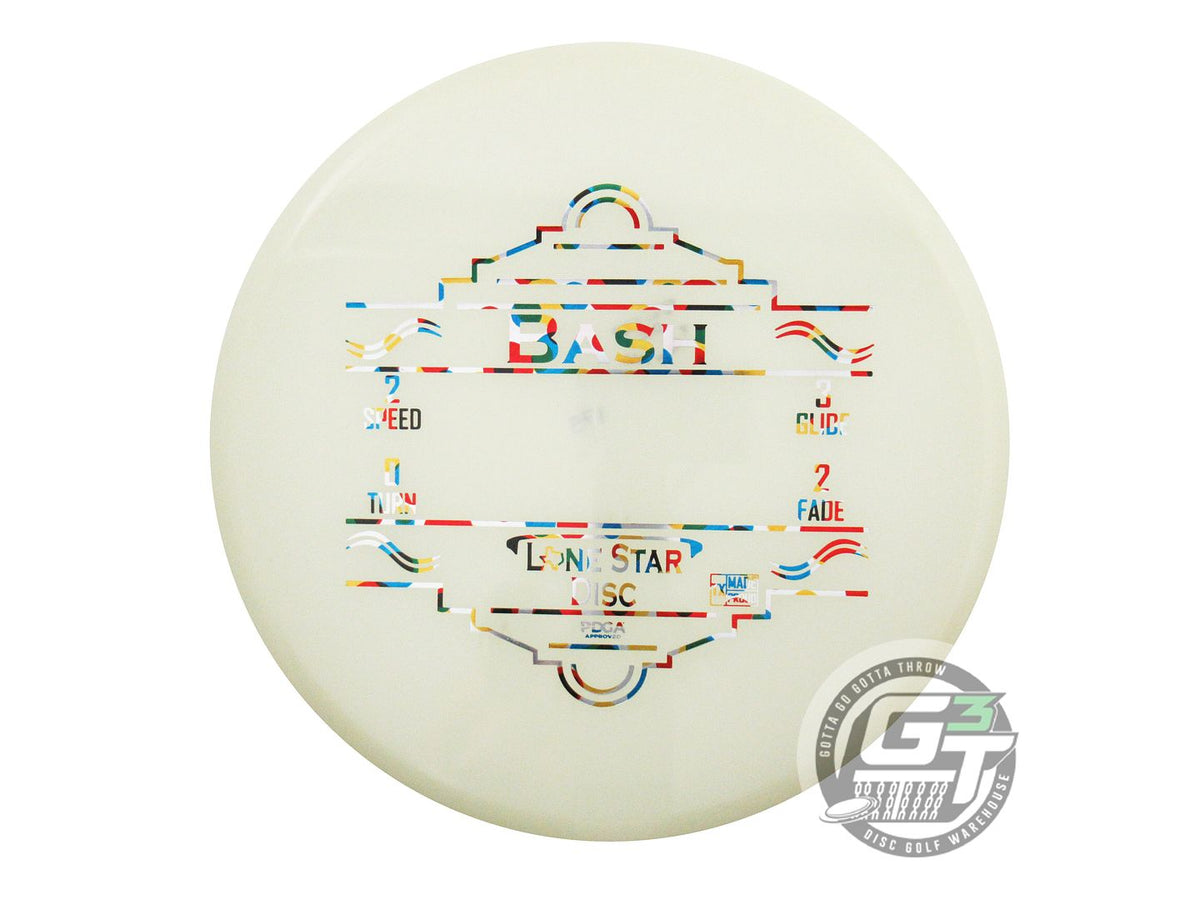 USED Lone Star Alpha Glow Bash 175g Wonder Bread Foil Putter Golf Disc