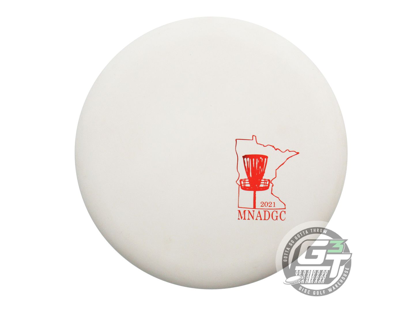 USED Gateway [MNADGC] Pure White Wizard 173g White Red Foil Putter Golf Disc