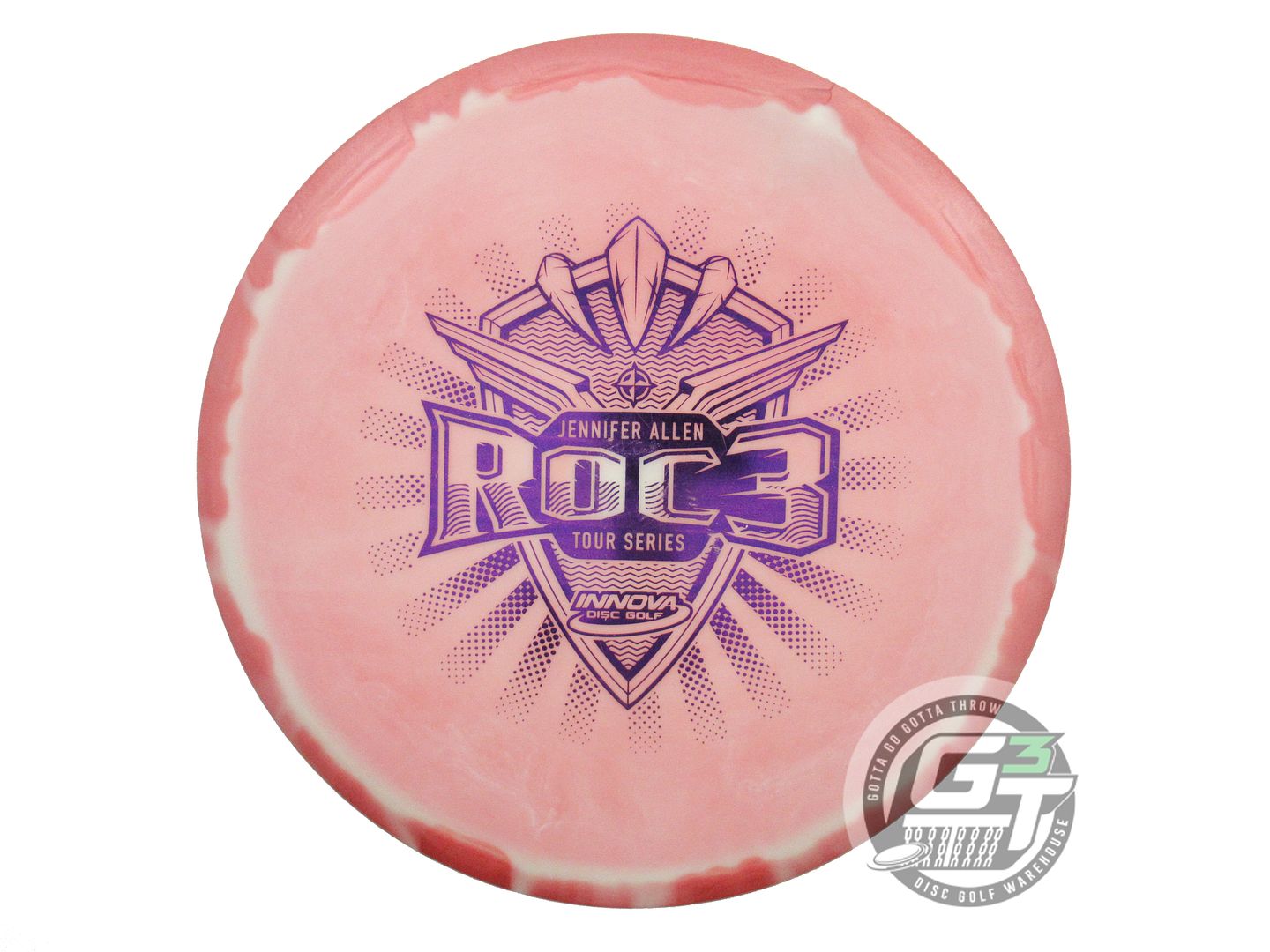 USED Innova [ALLEN] Halo Star Roc3 182g Red-Cream Midrange Golf Disc