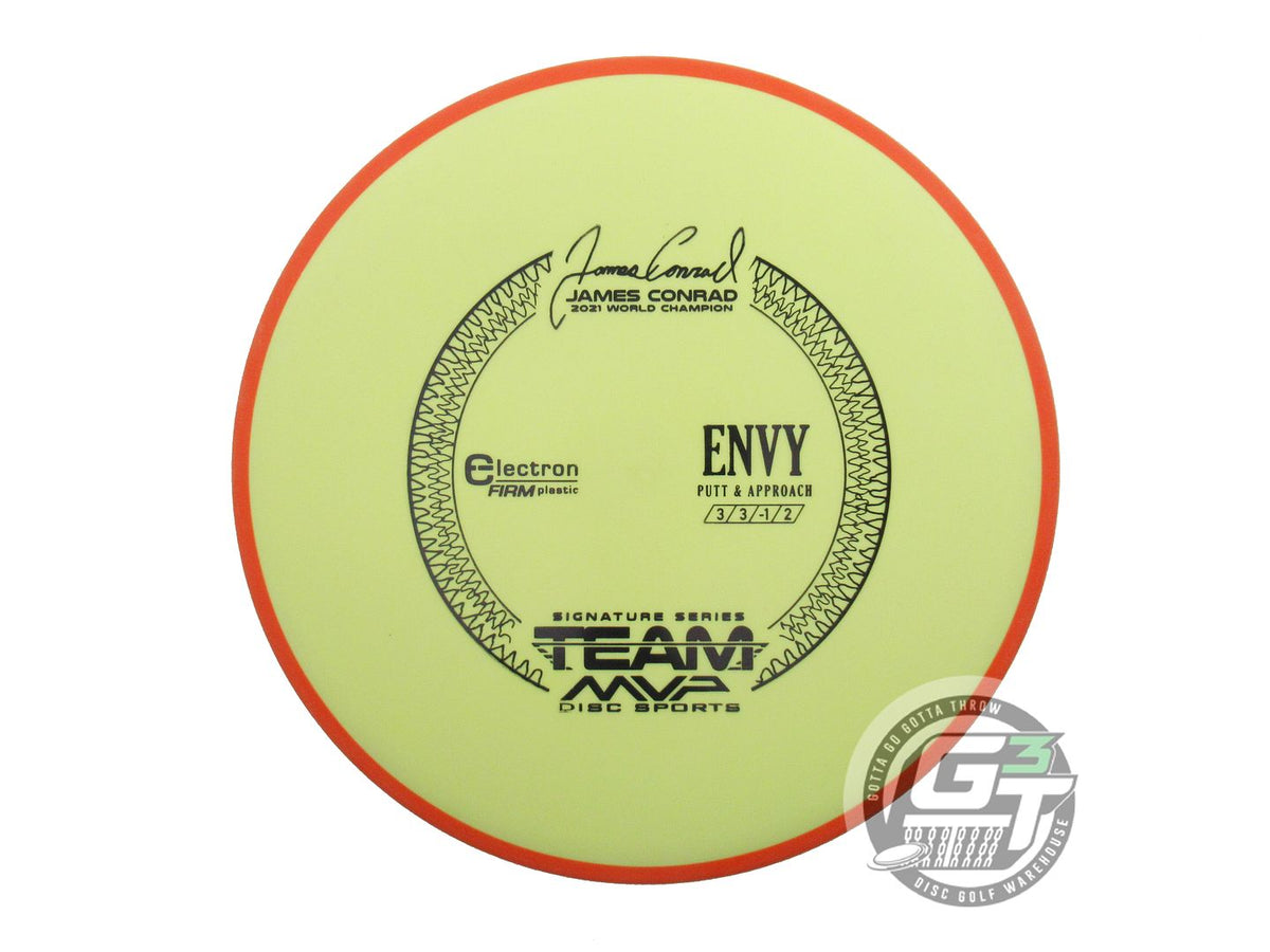NOS Axiom Discs [CONRAD] Electron Firm Envy 173g Yellow Orange Rim Put ...